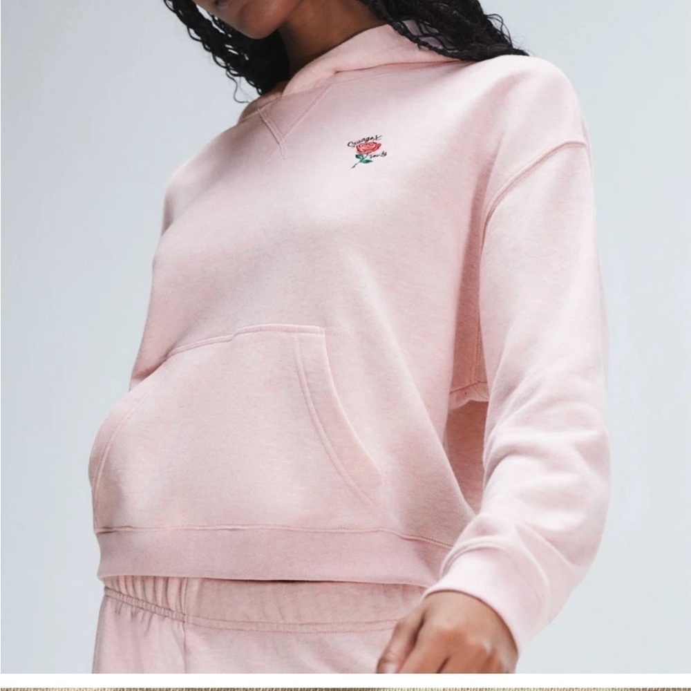 NWT Savage X Fenty weekender Terry Cropped Hoodie | Size: xl